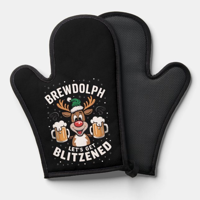 Brewdolph Buvons Blitzened Christmas Reindeer B (Recto/Verso)