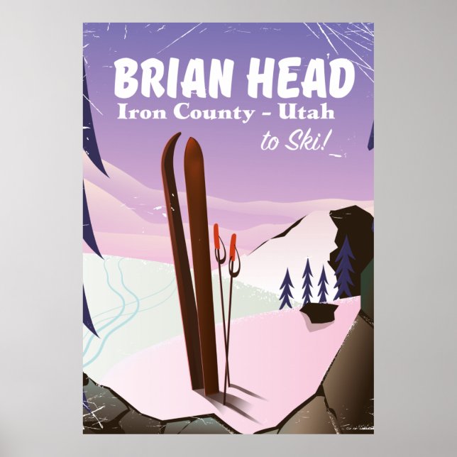 Brian Head, comté d'Iron Utah, États-Unis Affiche  (Devant)