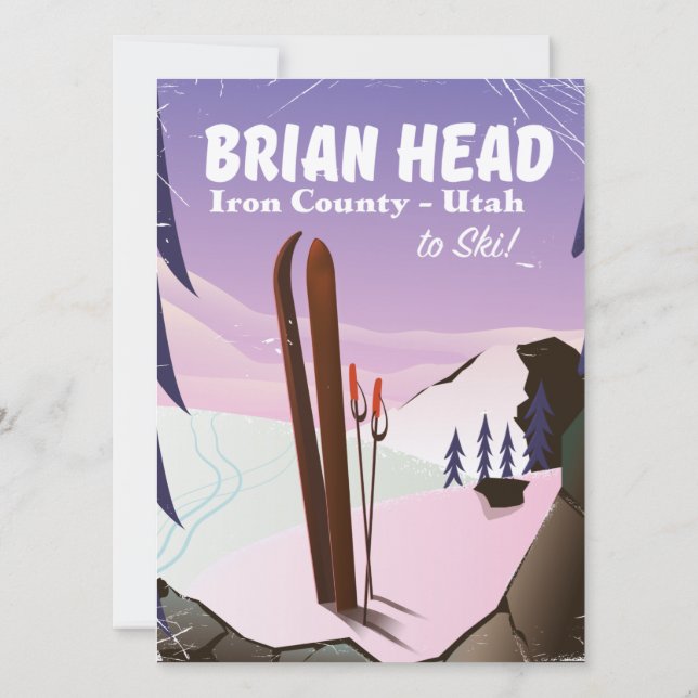 Brian Head, comté d'Iron Utah, États-Unis Affiche  (Dos)