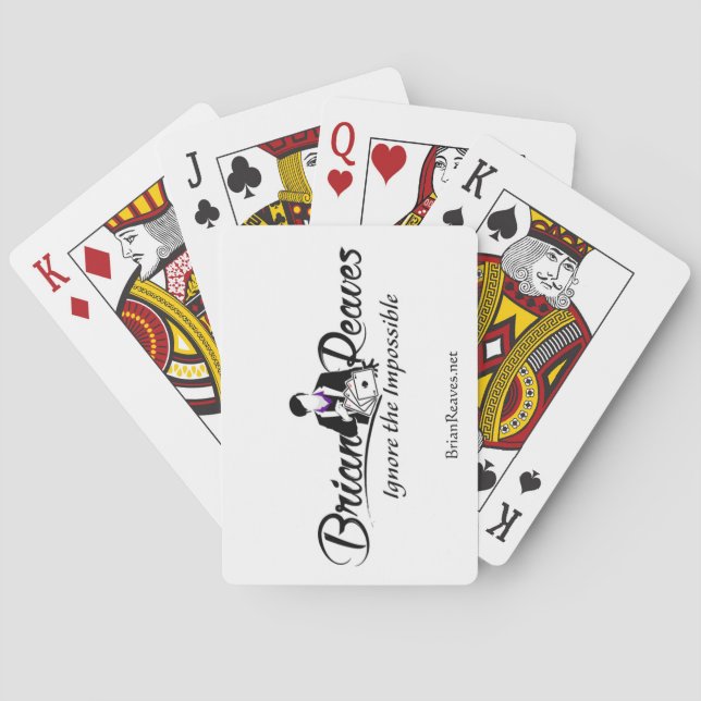 Brian Reaves des cartes de jeu de logo avec le (dos)