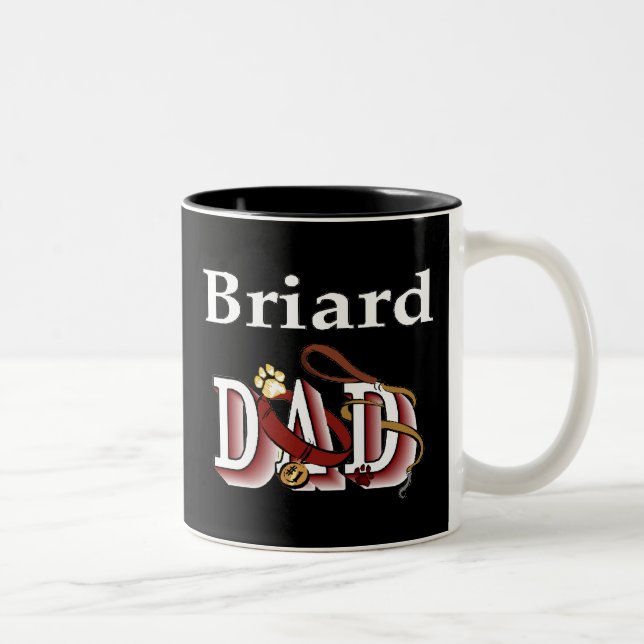 Briard papa Mug (Droit)