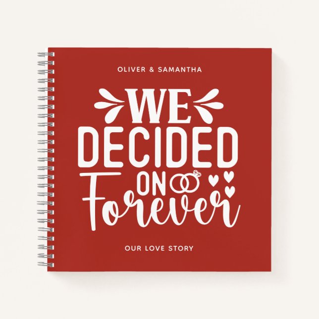 Brick Feu Nous Avons Décidé Sur Carnet Forever (Devant)