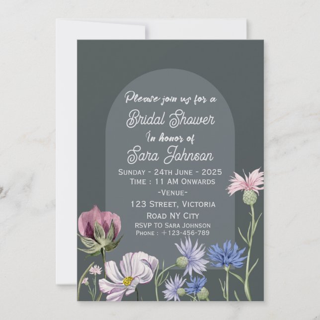 Bridal Shower Invitations  (Devant)