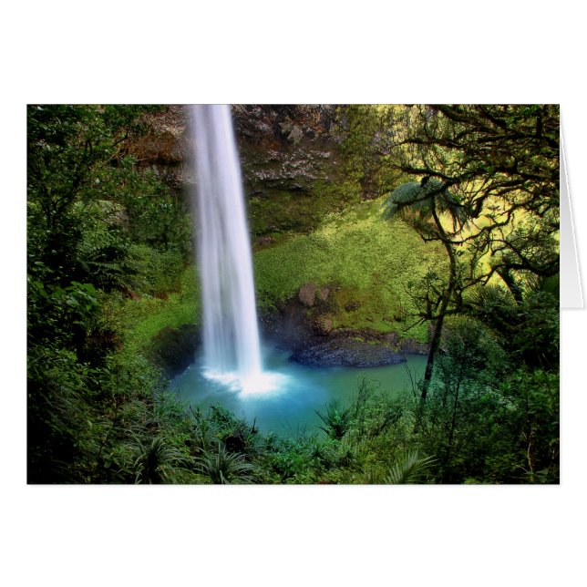 Bridal Veil Falls (Nouvelle-Zélande) (Devant horizontal)