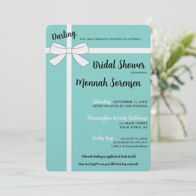 BRIDE Classy & Fabuleux Celebration Shower Party (Debout devant)