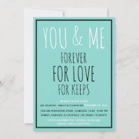 Bride Co Forever You & Me Mariage Engagement Party