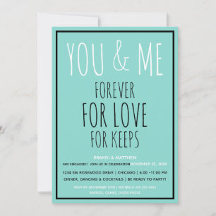 Bride Co Forever You & Me Mariage Engagement Party