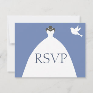 Bride Gown Blue RSVP