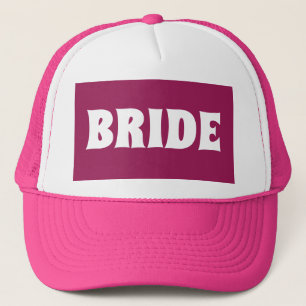 BRIDE MARIAGE PINK BALL CASQUETTES CASQUETTES