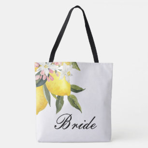 BRIDE SAC FOURRE-TOUT-LEMON MARIAGE FLORAL