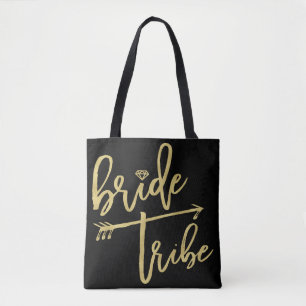 Bride Tribe Gold Diamond Sac fourre-tout de la fêt