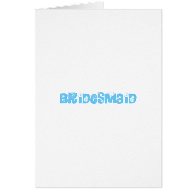 Bridesmaid (Devant)