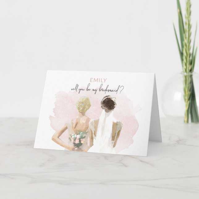 Bridesmaid - Carte Emily Note (Devant)