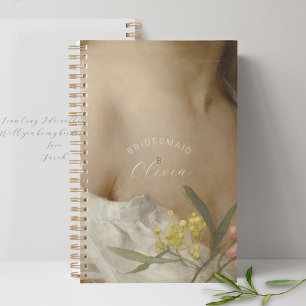 Bridesmaid Planner Vintage romantique Personnalisé