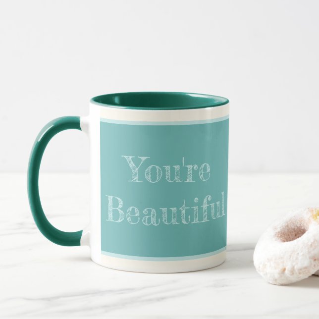Bridesmaids Mariage Gift Mug Vous êtes belle (Avec donut)
