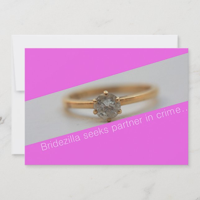 Bridezilla cherche un partenaire dans le crime.... (Devant)