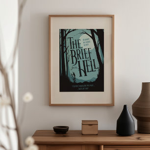 Brief de l'enfer - poster de film d'horreur Vintag