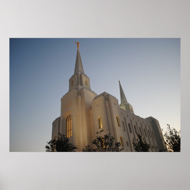 Brigham City Utah Temple #1 LDS Wall Art Poster (Devant)