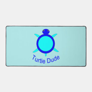 Bright Blue Turtle Dude