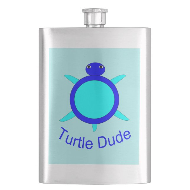 Bright Blue Turtle Dude flacons (devant)