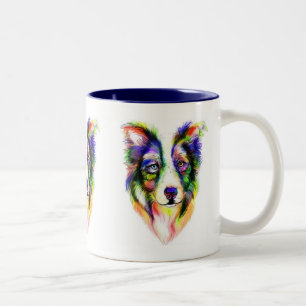 Bright Border Collie Mug