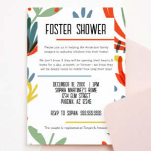 Bright Botanical Foster Care Douche Invitation