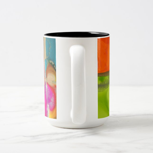 Bright Carré Lovitude café Mug (Poignée)