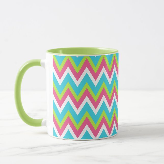 Bright Chevron Mug (Gauche)