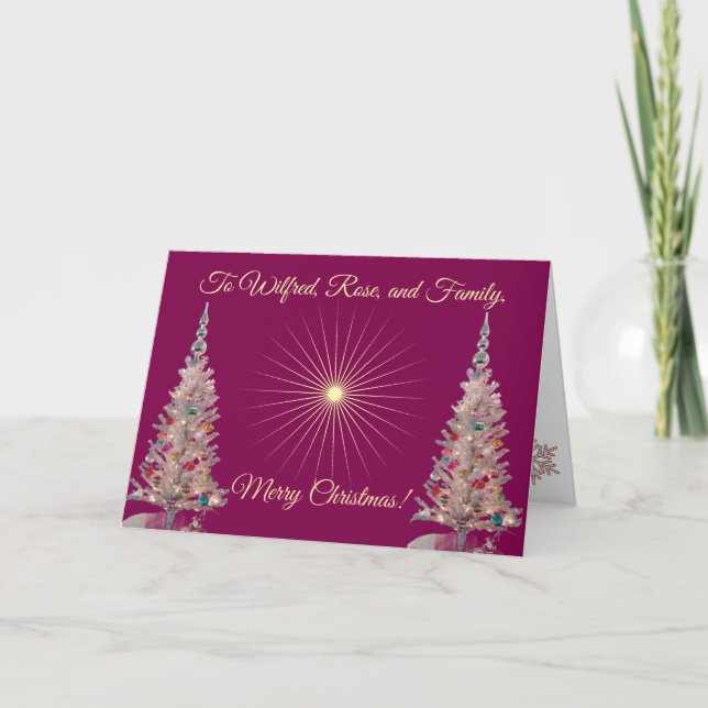 Bright Christmas, À Mon Frère & Famille, Carte (Devant)