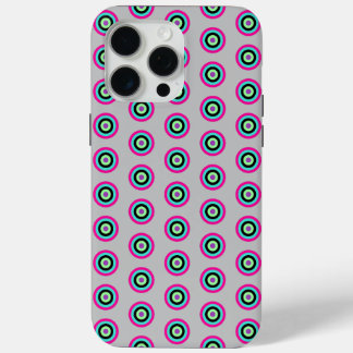 Bright Colorful Circles Coque pour iPhone 15 Pro M
