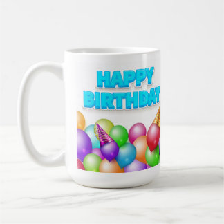 Bright Colorful Personnalisable Anniversaire Mug
