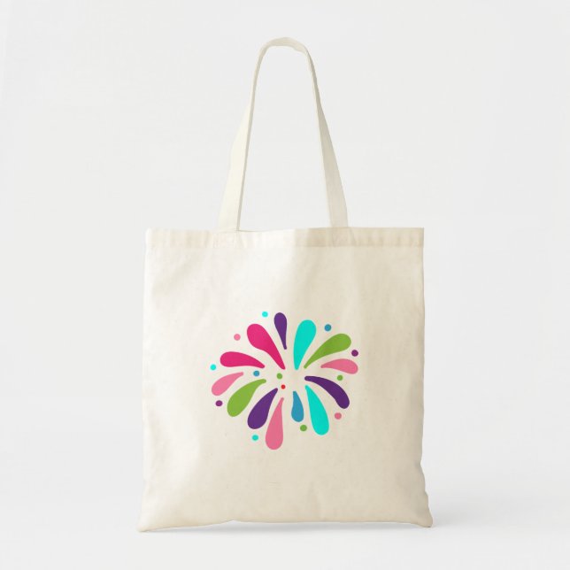 Bright Confetti Splash Celebration Tote Bag (Devant)