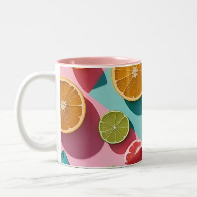 Bright Days, Bold Colors – Colorful Summer Mug Des (Gauche)
