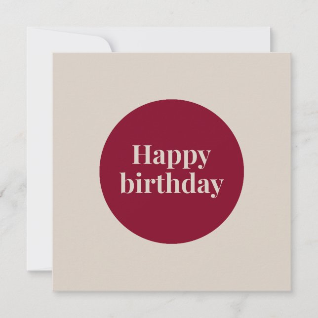 Bright Escape Birthday Card - carte #18 de 18 (Devant)