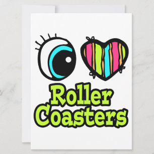 Bright Eye Heart I Love Roller Dessous de verre