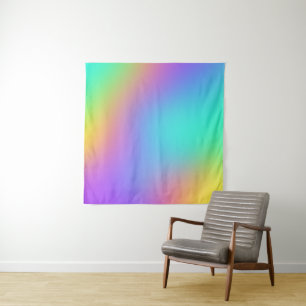 Bright Freeform Arc-en-ciel Dégradé Tapisserie