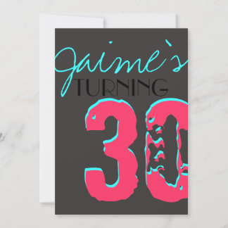 Bright fun Surprise Birthday Party Invitation enfa