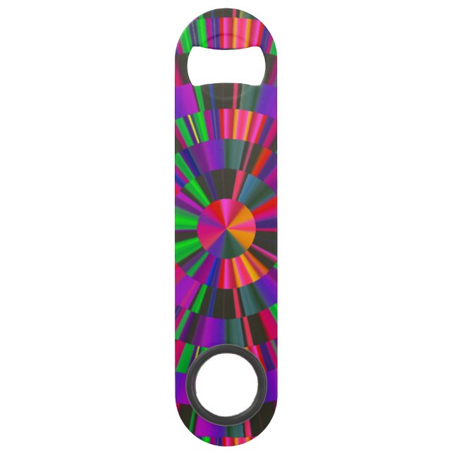 Bright Geometric Bar Key Speed Bottle Opener (Devant)