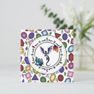 Bright Imaginaire Gemstone Elegant Amethyst Dragon