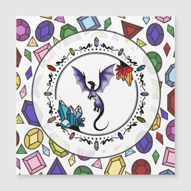 Bright Imaginaire Gemstone Elegant Amethyst Dragon (Devant)