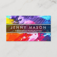 Bright Multi Color, Art Abstrait - Carte de visite