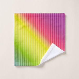 Bright neon fluorescent dégradé arc-en-ciel ombre 