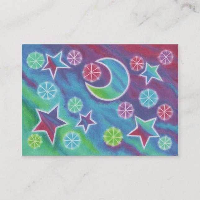 Bright Night carte de visite plum chubby (Devant)