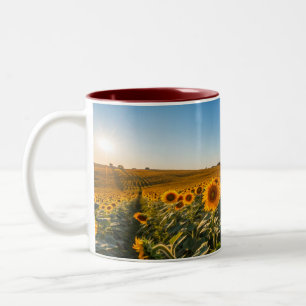 Bright Sunflower Mug - Joyeux cadeau Floral