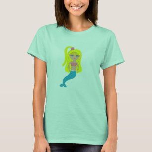 Brigit le T-shirt Femme de sirène