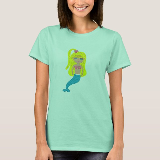 Brigit le T-shirt Femme de sirène (Devant)