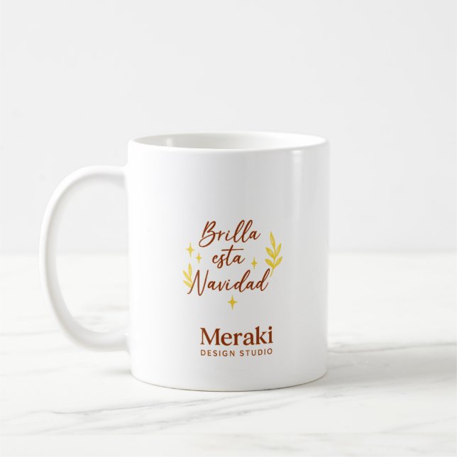 Brilla Esta Navidad | Christmas Mug Design  (Gauche)