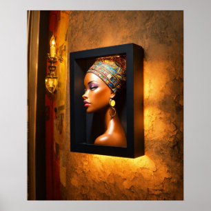 "Brillance tressée : art mural 3D