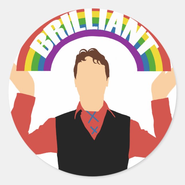 Brillant autocollant ! (Devant)