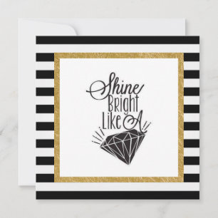 Brillant Comme Une Carte Diamant